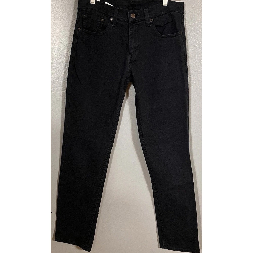 Levis 511 Slim Fit Jeans Men's 30x30 Black Excellent Waterless Denim 04511-4406
